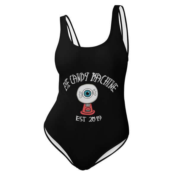 Eye Candy Machine Large Logo One-Piece Swimsuit