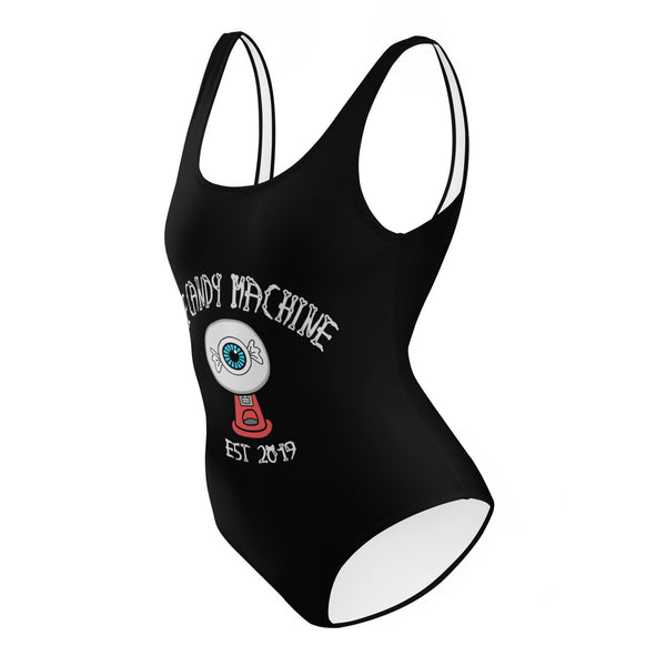 Eye Candy Machine Large Logo One-Piece Swimsuit