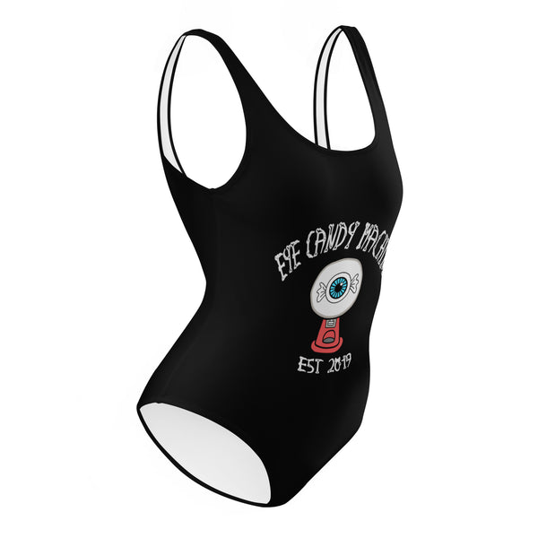 Eye Candy Machine Large Logo One-Piece Swimsuit