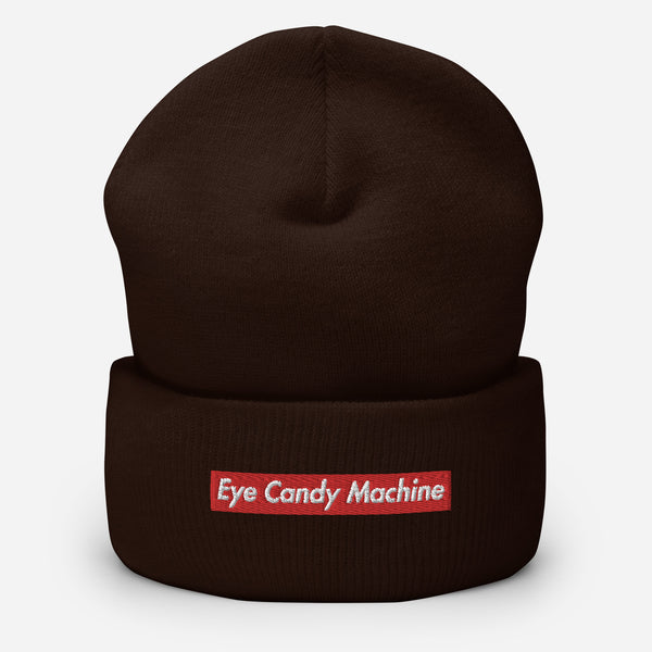 Eye Candy Machine "Red Badge" Cuffed Beanie