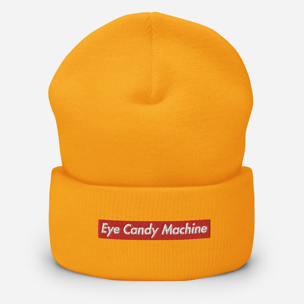 Eye Candy Machine "Red Badge" Cuffed Beanie