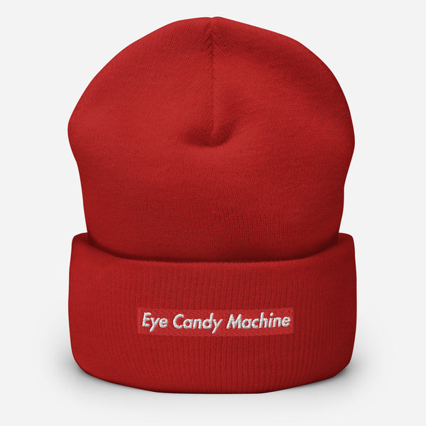 Eye Candy Machine "Red Badge" Cuffed Beanie