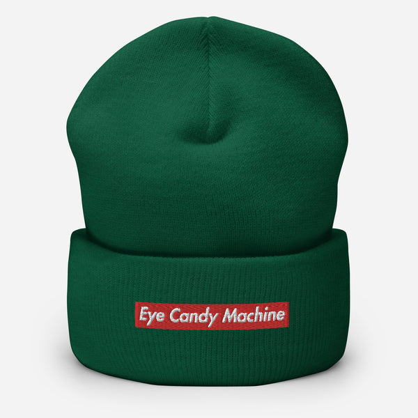 Eye Candy Machine "Red Badge" Cuffed Beanie