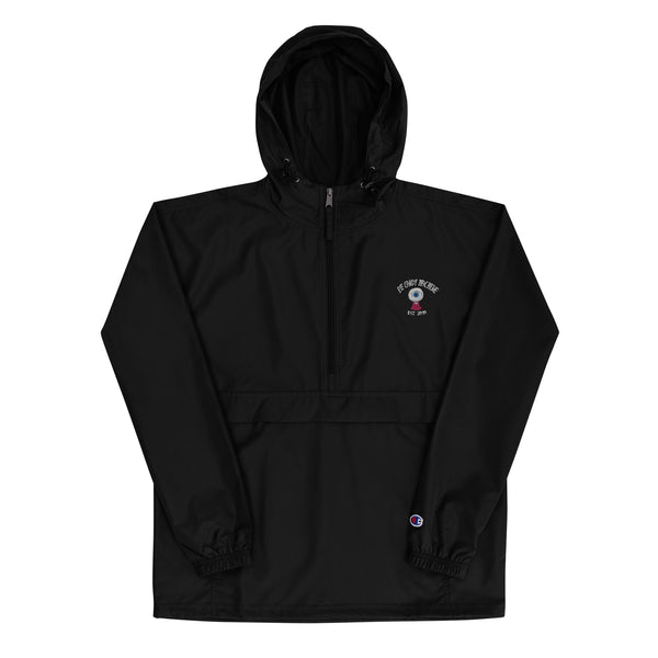 Eye Candy Machine "EST" Embroidered Champion Packable Jacket