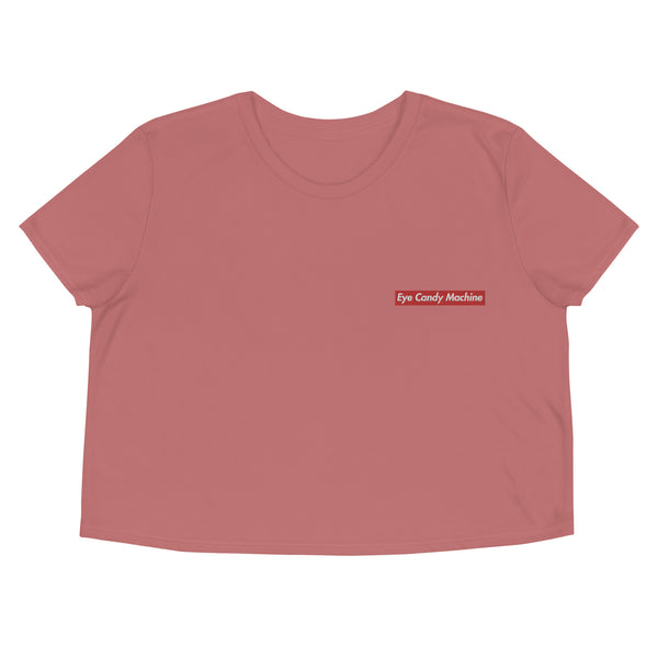 Eye Candy Machine "Red Badge" Crop Tee