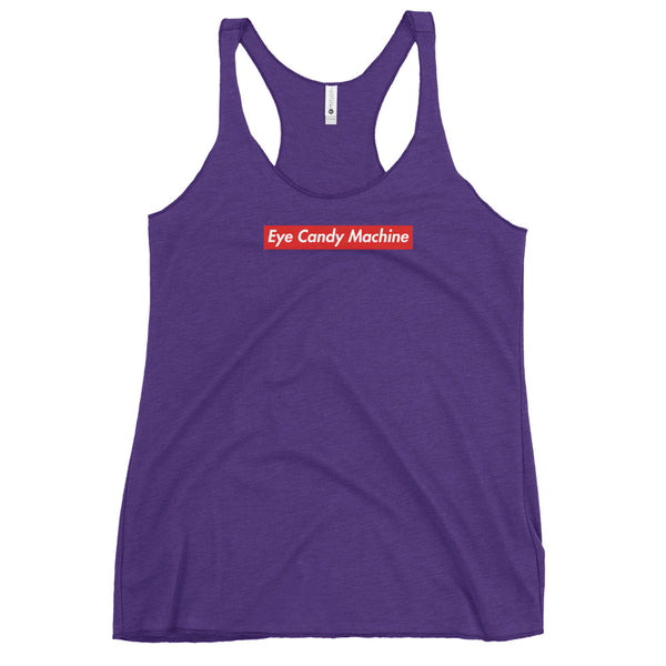 Eye Candy Machine "Red Badge" Women's Racerback Tank